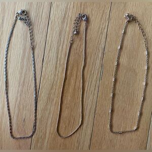 Delicate Gold Chain Choker Necklaces - Women Jewelry